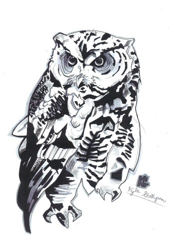10th-12th Grade - 2nd Place - The Owl