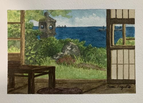 10th-12th Grade - 3rd Place - Garden by the Sea