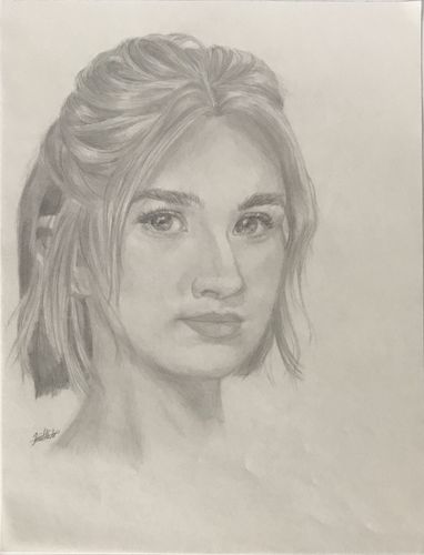 10th-12th Grade - Honorable Mention - Daughter of Christ-Self Portrait