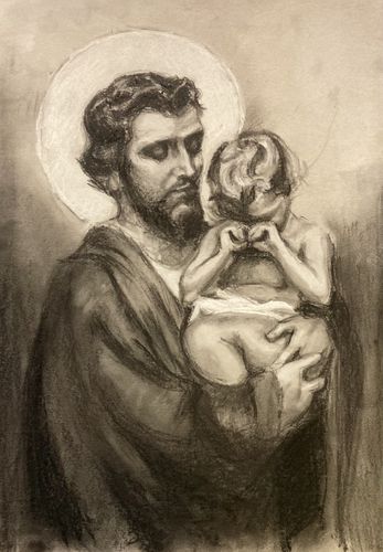 10th-12th Grade - Honorable Mention - Joseph and the Christ Child