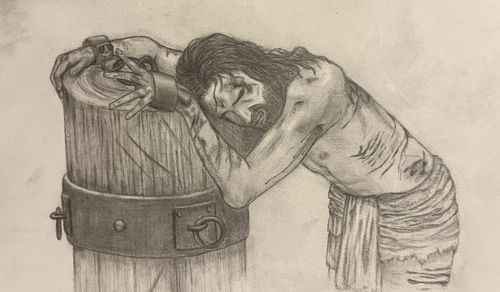 10th-12th Grade - Honorable Mention - The Scourging at the Pillar