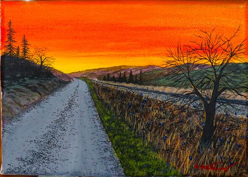10th-12th Grade - Honorable Mention - Winter Sunset