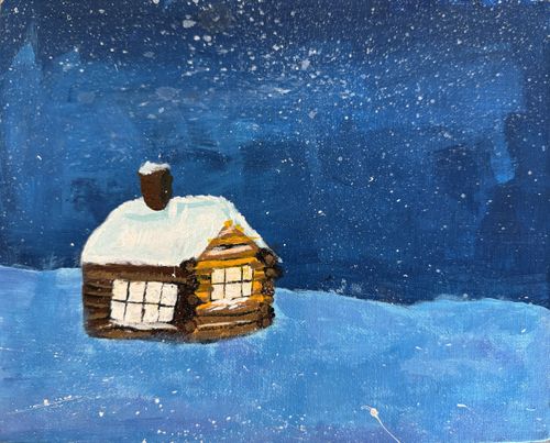 2nd-3rd Grade - 1st Place - The Cabin