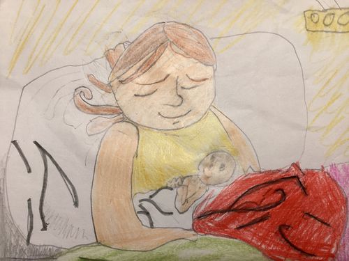 2nd-3rd Grade - 3rd Place - The Newborn Baby