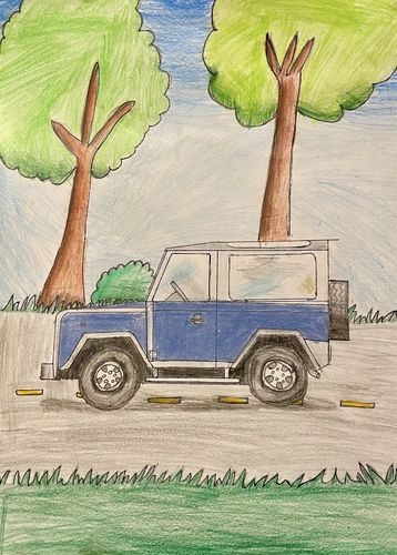 2nd-3rd Grade - Honorable Mention - Land Rover