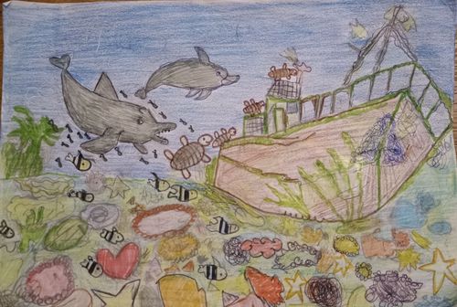 2nd-3rd Grade - Honorable Mention - The Shipwreck