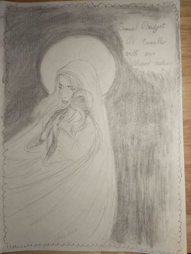 4th-6th Grade - Honorable Mention - Samuel Bridget with our Blessed Mother
