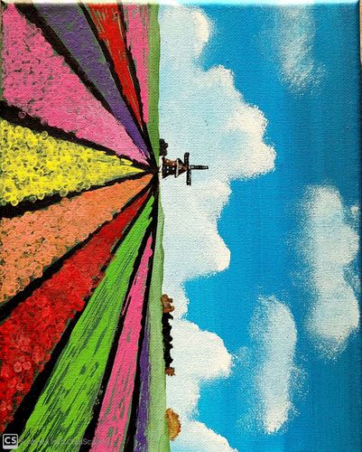 4th-6th Grade - Honorable Mention - Tulip Field