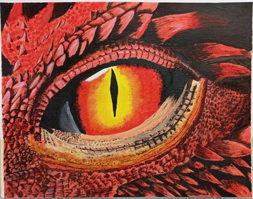 7th-9th Grade - Honorable Mention - Dragon Eye