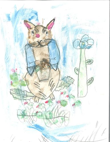 K-1st Grade - Honorable Mention - Peter in Mr McGregor's Garden