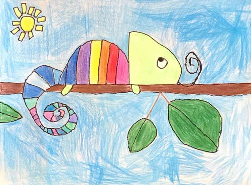 K-1st Grade - Honorable Mention - The Hungry Rainbow