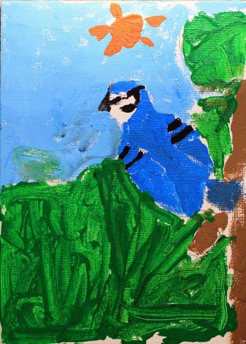 PK-1st Grade - Honorable Mention - This is a Bluejay